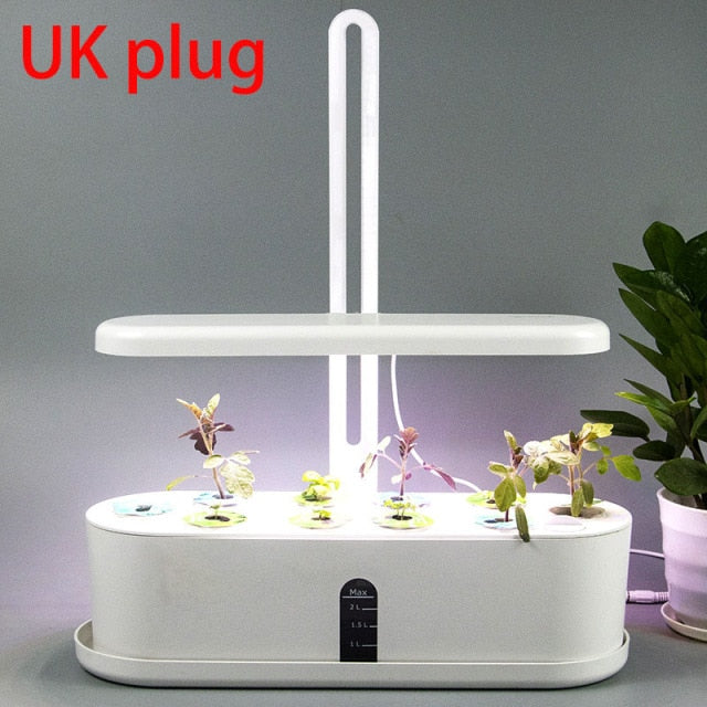 Automatic Hydroponics Growing System, Indoor Herb Garden Starter